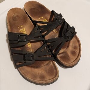 Birkenstock Black Strappy Sandals